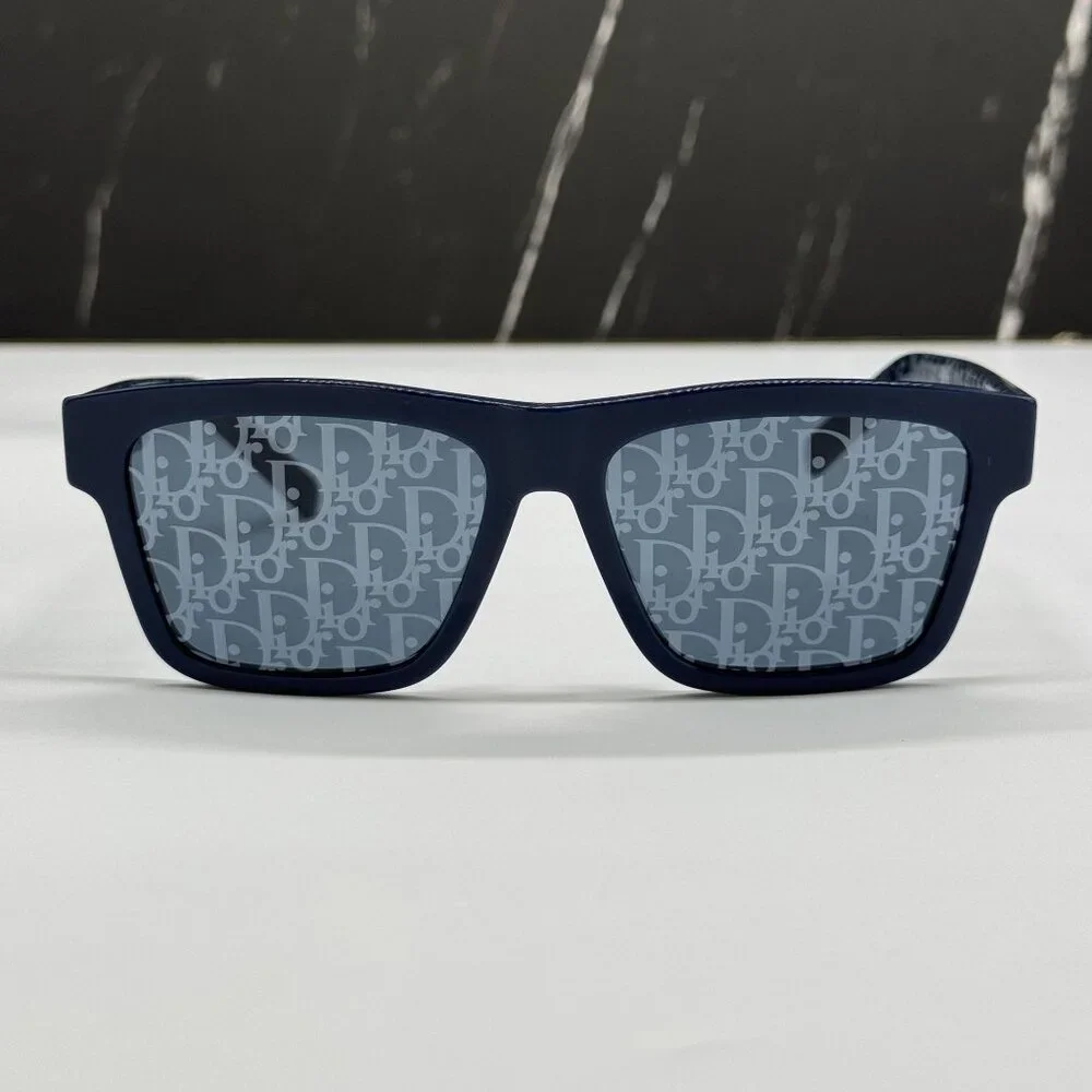NEW DIOR SUNGLASSES BLUE MEN EYEWEAR DIOR DIORB23 S4I 30B8